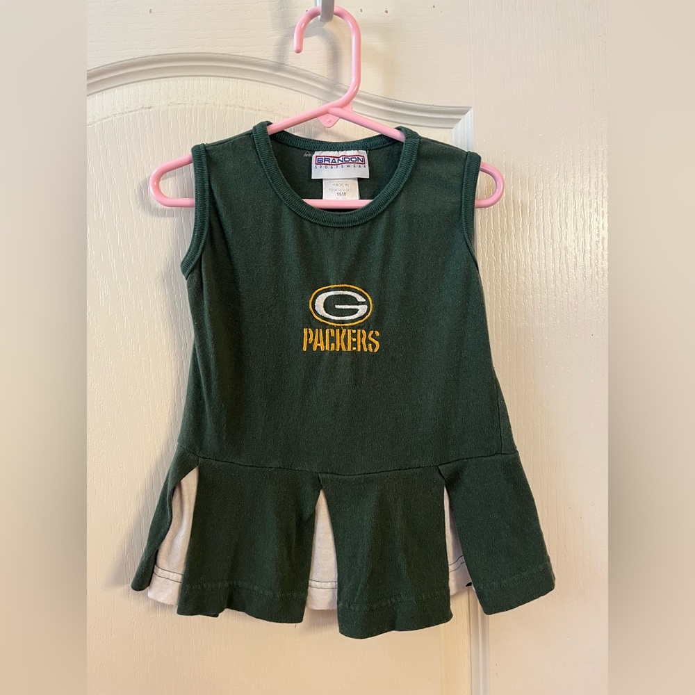 Vintage Green Bay Packers Cheer Outfit for Baby